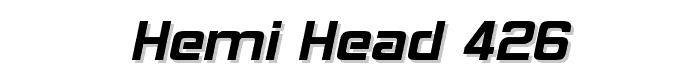 Hemi Head 426 font